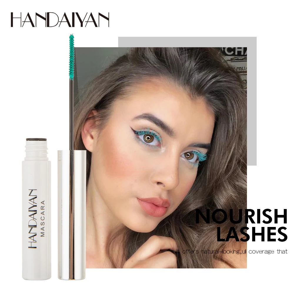 HANDAIYAN Color Mascara Waterproof Long-lasting Curling Lengthening Makeup Blue Green Red Black White Color Mascara 5ml
HANDAIYAN Color Mascara Waterproof Long-lasting Curling Lengthening Makeup Blue Green Red Black White Color Mascara 5ml