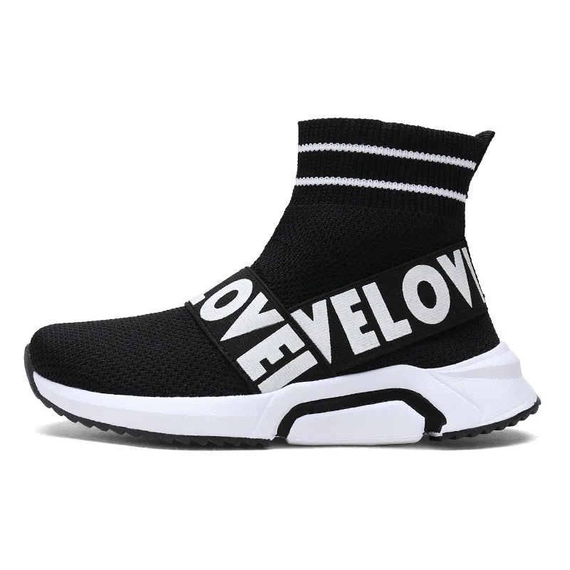 Slip On Fashion Letter Boys Kids Knit Casual Shoes Sports High Top Kids Sneaker Socks for Girls
Slip On Fashion Letter Boys Kids Knit Casual Shoes Sports High Top Kids Sneaker Socks for Girls