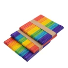 Sticks 114x10x2mm Wooden Ice Cream Sticks With OEM