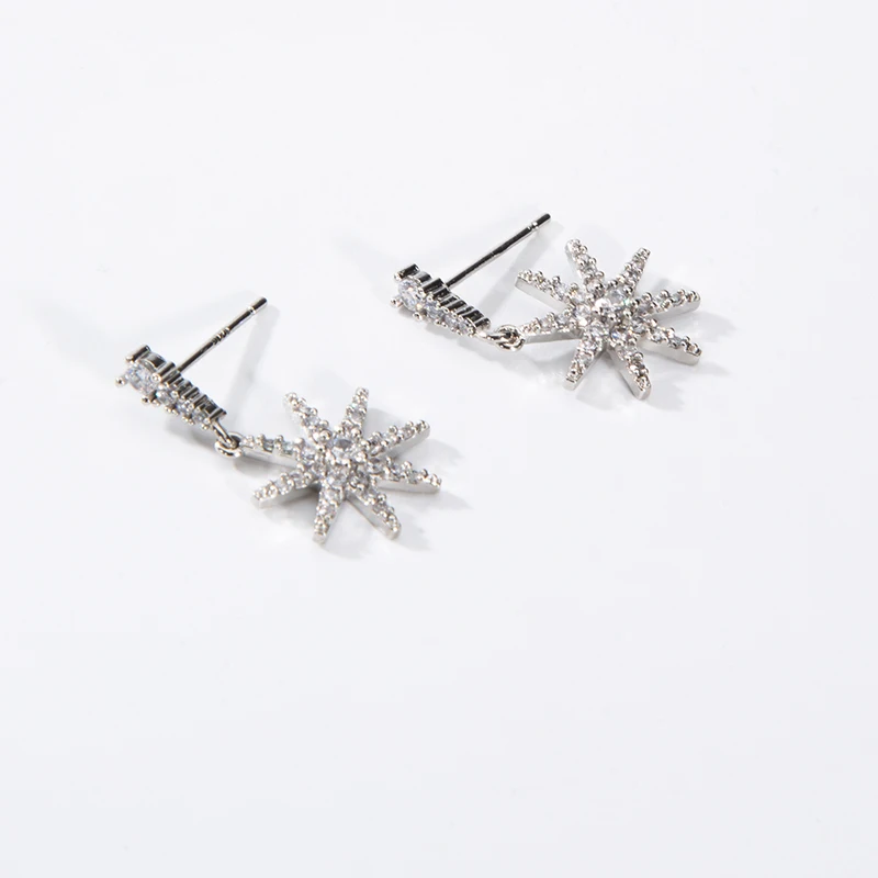 2021 new fashion silver earrings women's jewelry diamond set pendant six Star Earrings
2021 new fashion silver earrings women's jewelry diamond set pendant six Star Earrings
