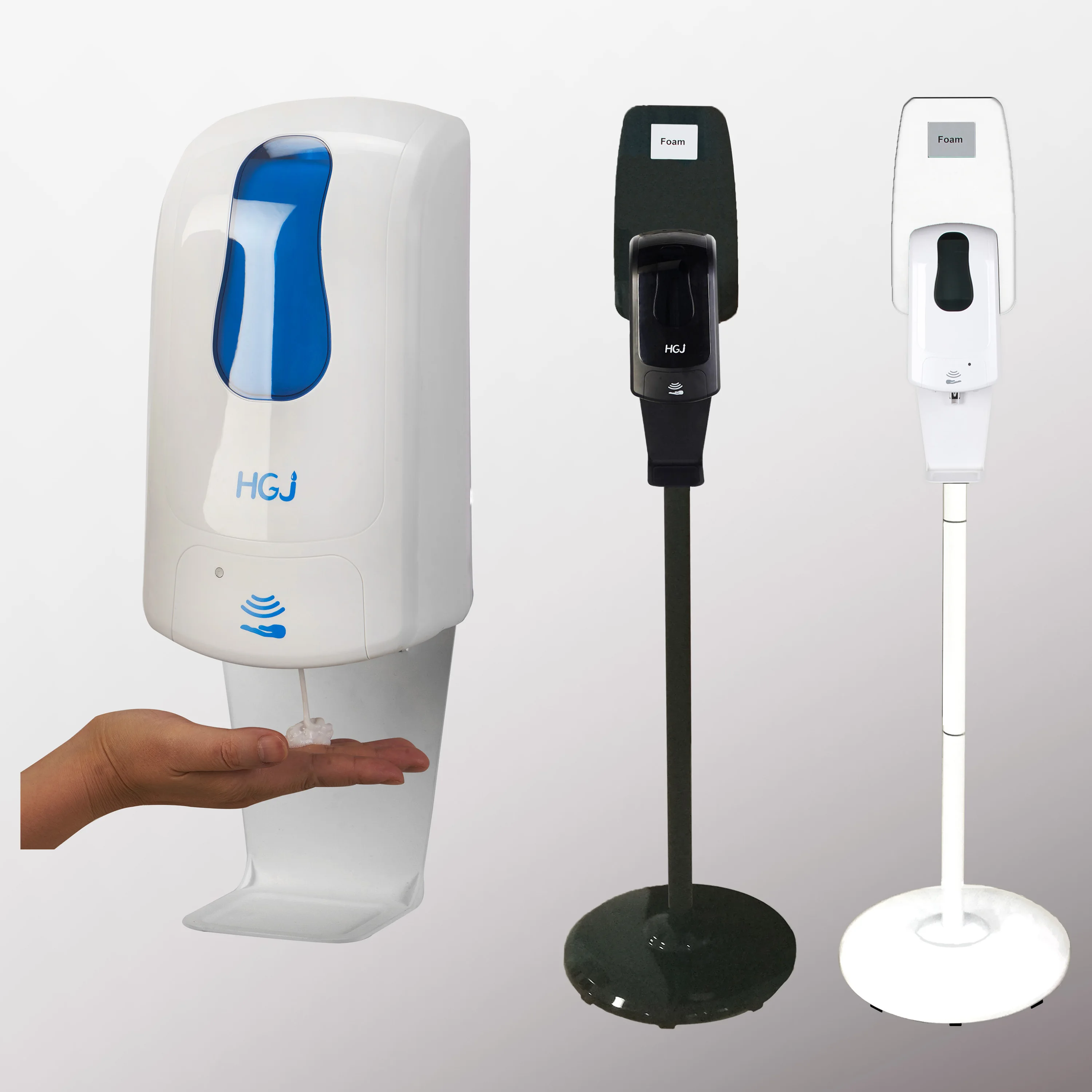 automatic hand soap & sanitizer dispenser