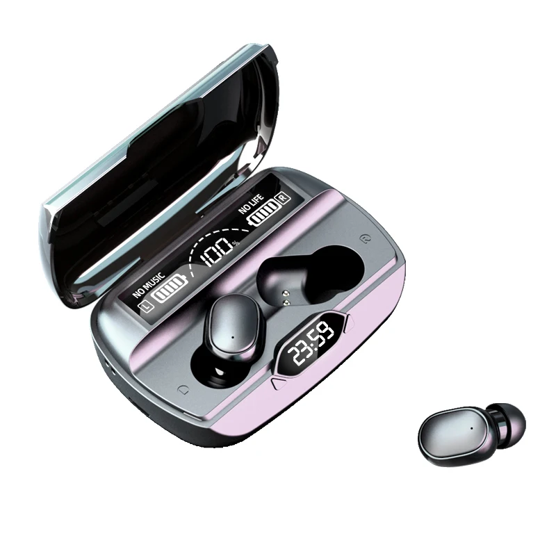 Portable Earbuds G6 Wireless Headphone 9d Stereo Speaker Mini Earbud G6 Tws Earphone With Mic Led Display Power Bank, Black
Portable Earbuds G6 Wireless Headphone 9d Stereo Speaker Mini Earbud G6 Tws Earphone With Mic Led Display Power Bank, Black