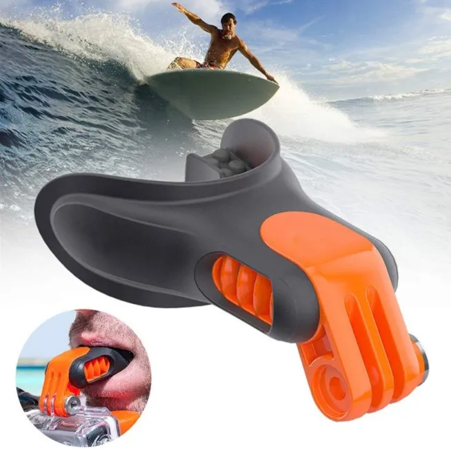 Safe Surfing Skiing Skating Shoot Bite Snorkeling Swimming Mouth Mount For Gopro And Other Action Camera Accessories, Black + orange
Safe Surfing Skiing Skating Shoot Bite Snorkeling Swimming Mouth Mount For Gopro And Other Action Camera Accessories, Black + orange