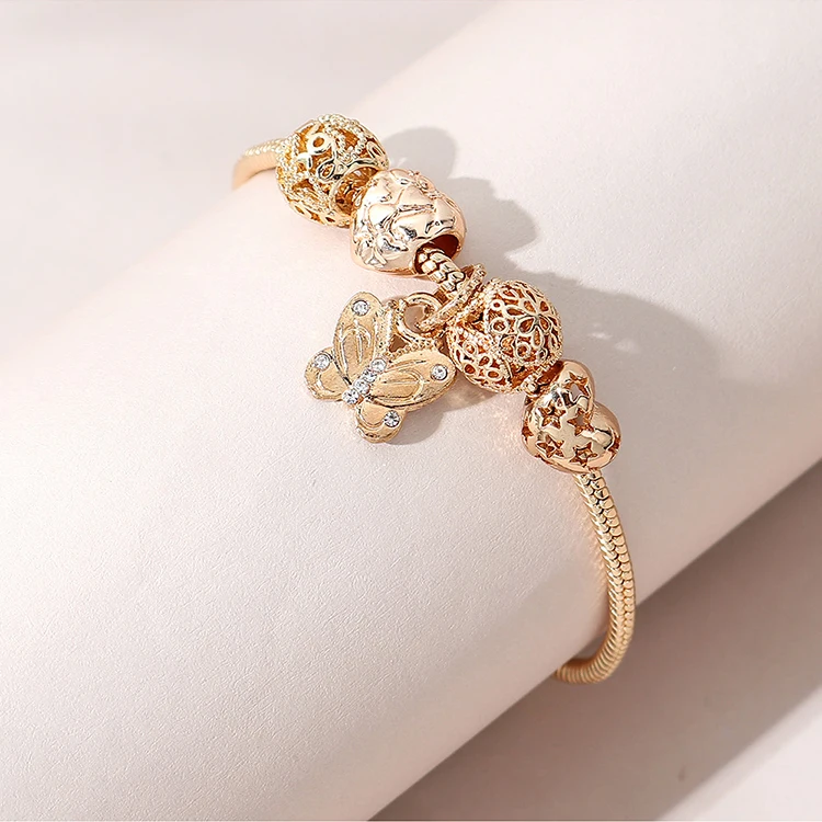 Hot sale Adjustable Gold Plated Charm Bracelet Rose Gold Crystal Heart Pendant Rhinestone Crystal Bracelet Jewerly, As picture
Hot sale Adjustable Gold Plated Charm Bracelet Rose Gold Crystal Heart Pendant Rhinestone Crystal Bracelet Jewerly, As picture