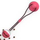 Pet Fashion Pet Supplies Sucker Suction Disc Pull Rope Leaky Food Dispenser Ball Dog Chew Pet Dog Teether Molar Toy