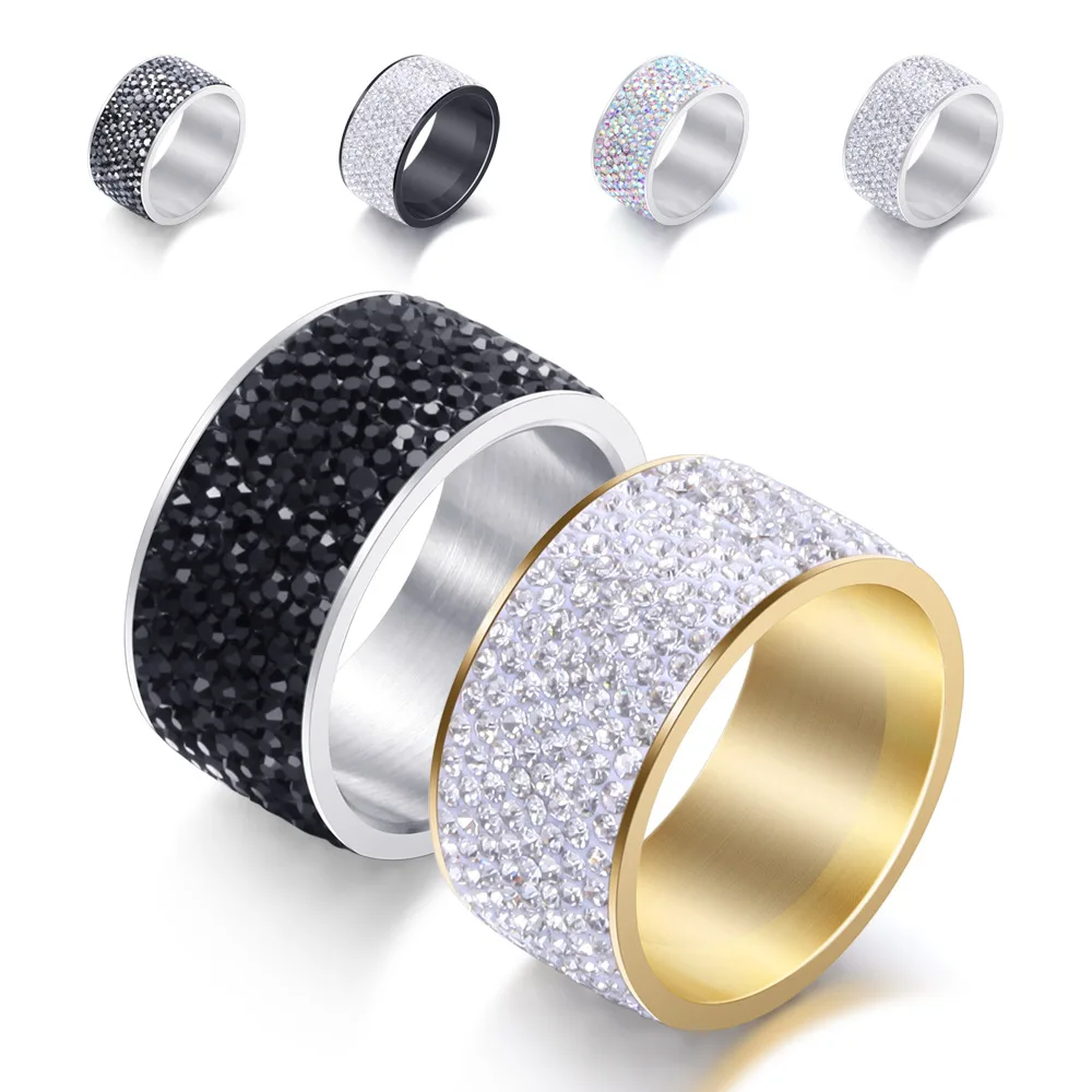 European INS Stainless Steel Men Diamond Ring Classic Iced out Full Bling Rhinestone Crystal Rings
European INS Stainless Steel Men Diamond Ring Classic Iced out Full Bling Rhinestone Crystal Rings