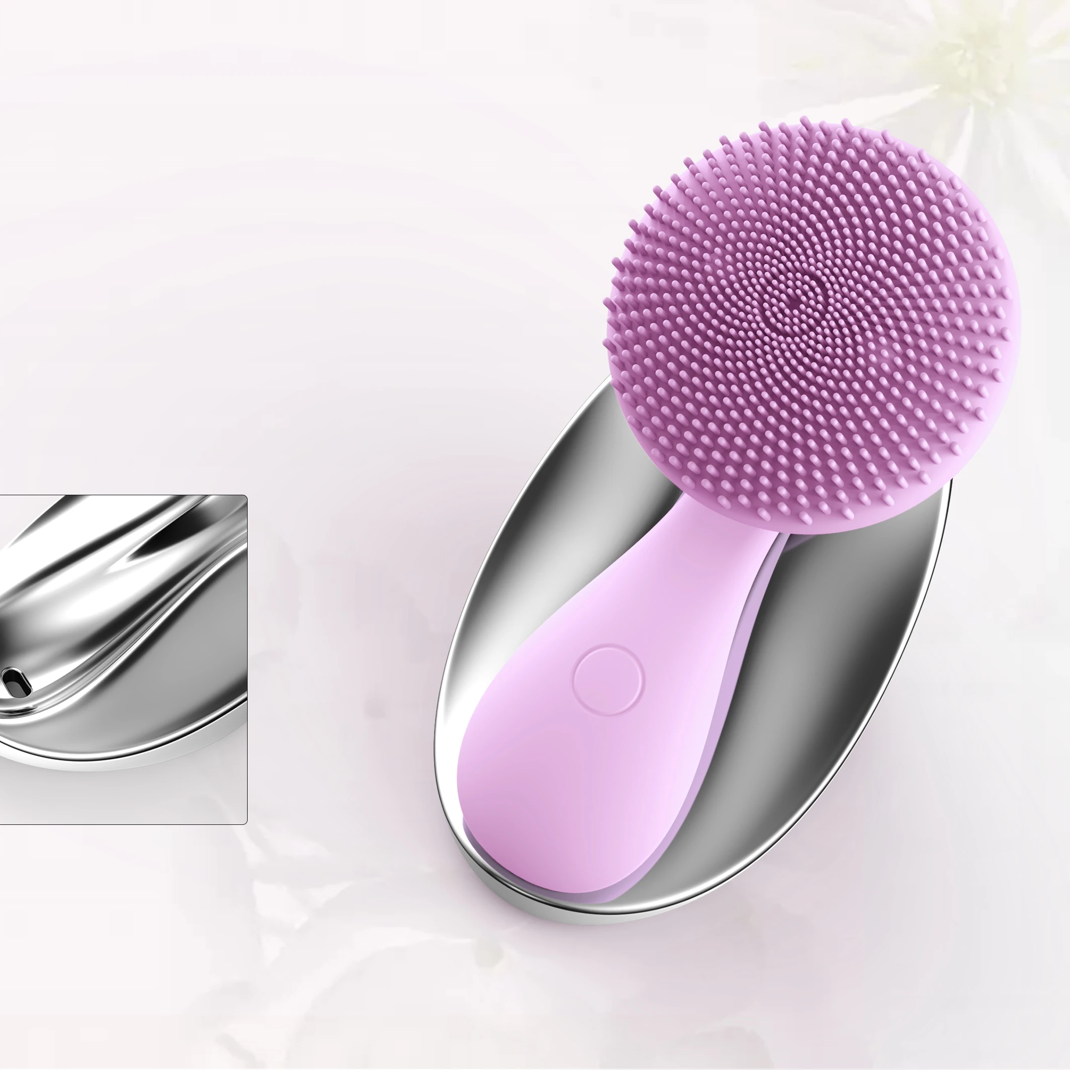 silicone facial cleansing brush
silicone facial cleansing brush
