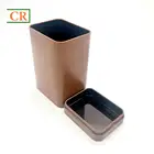 4.72" Height Custom Black Color Rectangle Tin Box For Tea Bag Packaging Factory Price