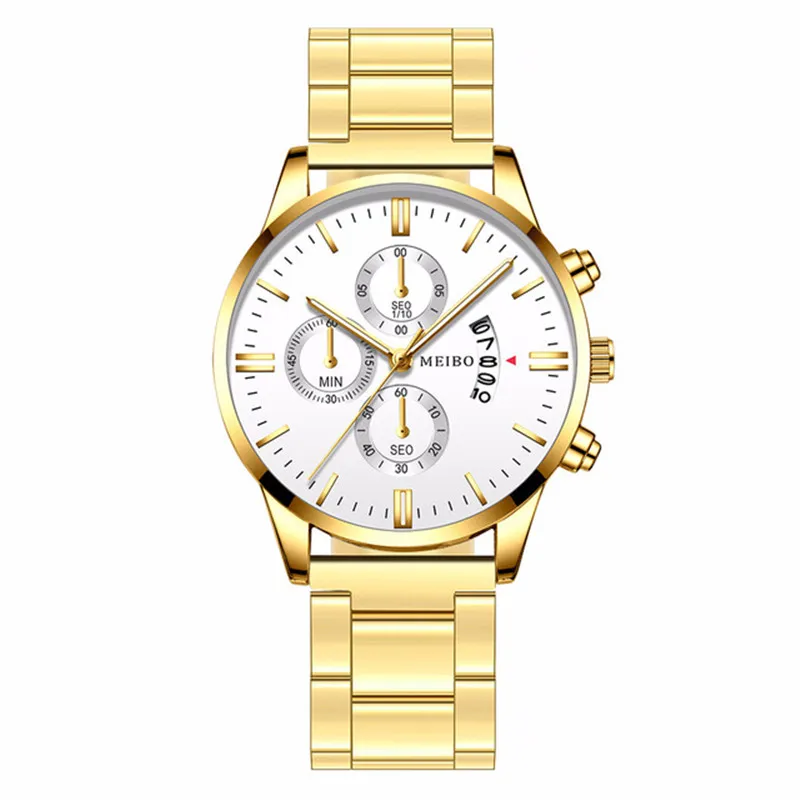 Hot Sales Mens Watches Fashion Men Stainless Steel Date Business watch Quartz Analog Wristwatch Relogio
Hot Sales Mens Watches Fashion Men Stainless Steel Date Business watch Quartz Analog Wristwatch Relogio
