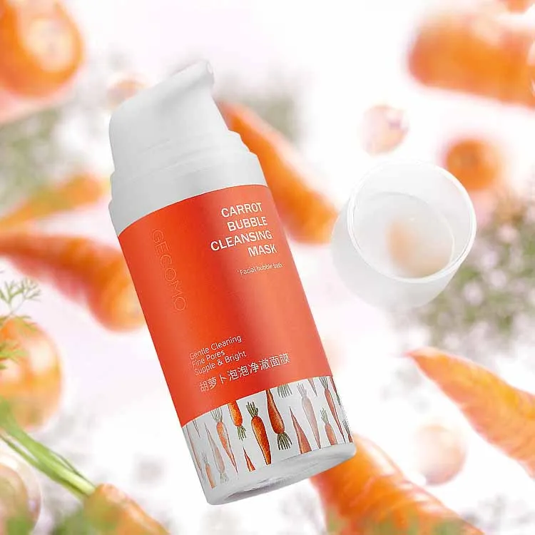 GECOMO Good Quality Skin Care Product Moisturizing Deep-cleaning Carrot Bubble Facial Mask
GECOMO Good Quality Skin Care Product Moisturizing Deep-cleaning Carrot Bubble Facial Mask