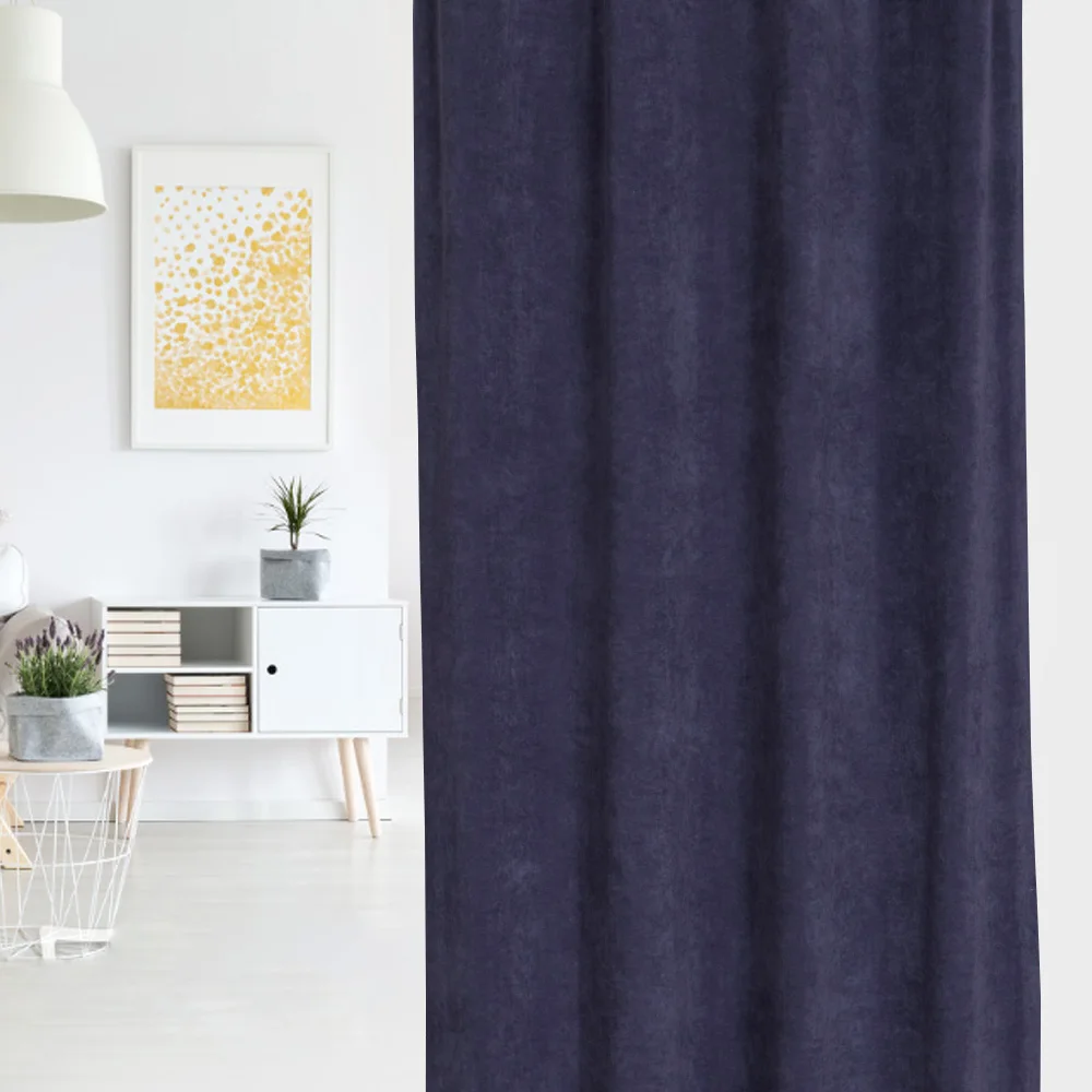 Home Textile 100% Polyester Italy velour fabric curtain for sale