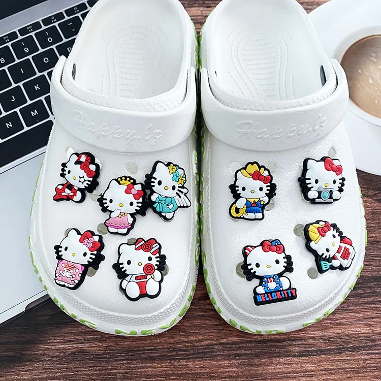 100pcs+HelloKitty Cartoon Sandals Charms Clog Decoration croc Charms for sandals and bracelets Gifts for kids, As picture
100pcs+HelloKitty Cartoon Sandals Charms Clog Decoration croc Charms for sandals and bracelets Gifts for kids, As picture