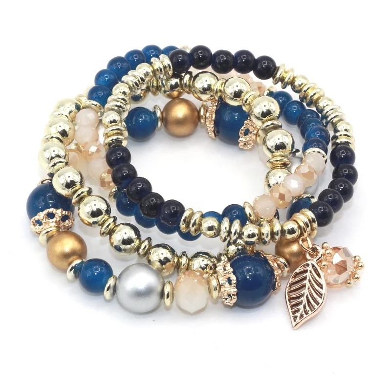 Luxury Big Size Facted Glass Shape Blue Brown Grey Color Mixed Stretch Version Bracelet 3PCS Set, Brown blue grey
Luxury Big Size Facted Glass Shape Blue Brown Grey Color Mixed Stretch Version Bracelet 3PCS Set, Brown blue grey