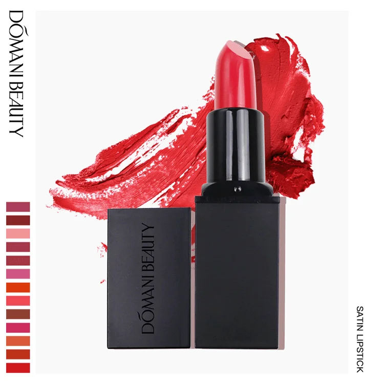 Domani Beauty 13 Colors Satin Pink Cosmetic Organic Red Vegan Custom Logo Nude Vendors Matte Private Label Lip Stick Lipstick
Domani Beauty 13 Colors Satin Pink Cosmetic Organic Red Vegan Custom Logo Nude Vendors Matte Private Label Lip Stick Lipstick