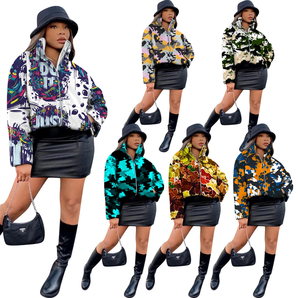 XM-20112632 2021 New style arrives women coats winter fall autumn plush pocket long sleeve printed zipper women coat
XM-20112632 2021 New style arrives women coats winter fall autumn plush pocket long sleeve printed zipper women coat