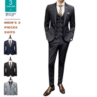 Bridegroom Tuxedo+Shirts Men's Wedding Suit 3 Pieces Silm Fit Casual Business Blazer Suits Set for Men
Bridegroom Tuxedo+Shirts Men's Wedding Suit 3 Pieces Silm Fit Casual Business Blazer Suits Set for Men