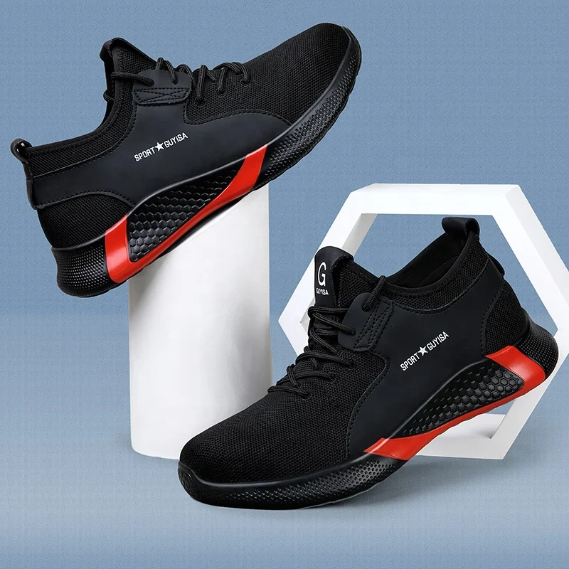 GUYISA outdoor sports new high quality insulation 6kV men's light comfortable safety shoes, Black
GUYISA outdoor sports new high quality insulation 6kV men's light comfortable safety shoes, Black