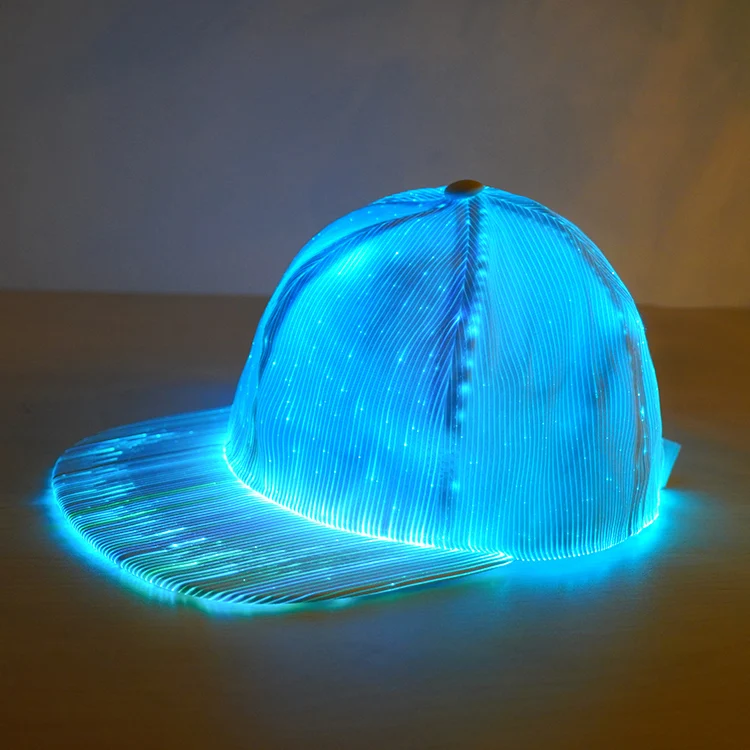 Luminous LED Baseball Cap 7 Colors Glow Hat Unisex DJ Light Up Rave Fiber Optic LED Hats
Luminous LED Baseball Cap 7 Colors Glow Hat Unisex DJ Light Up Rave Fiber Optic LED Hats