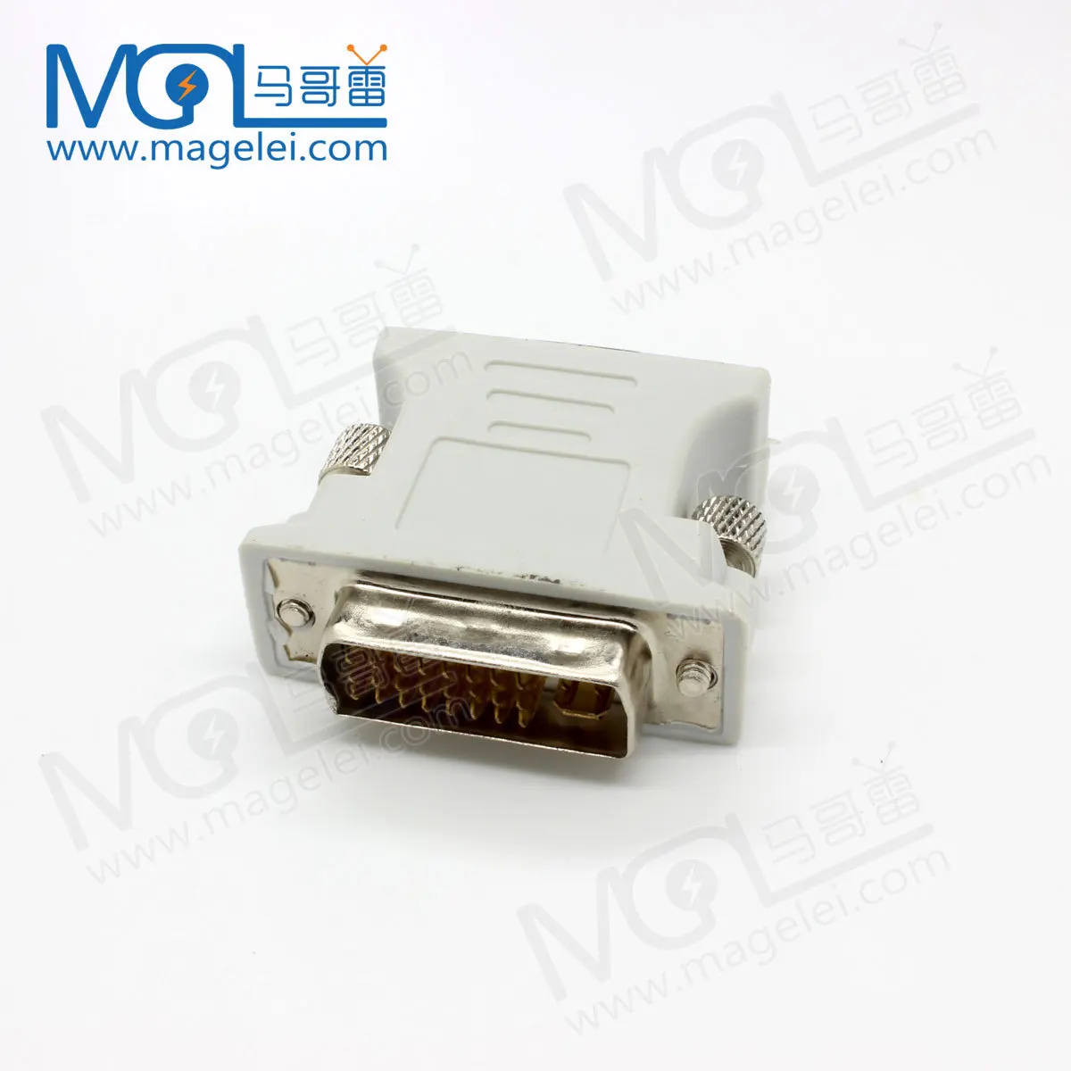 DVI-I 24+5 Male to VGA Female Converter DVI to VGA Adapter VGA Monitors for Video Cards Digital Signals - ANKUX.COM