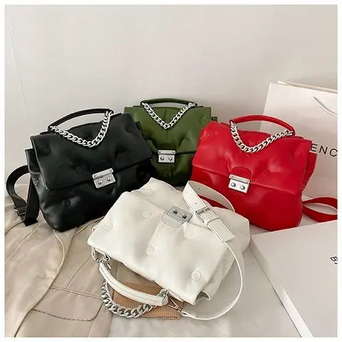 Small Chain Brand Designer PU Leather Crossbody Bags For Women 2021 Simple Totes Shoulder Bag Lady Luxury Handbags And Purses, Multicolor
Small Chain Brand Designer PU Leather Crossbody Bags For Women 2021 Simple Totes Shoulder Bag Lady Luxury Handbags And Purses, Multicolor