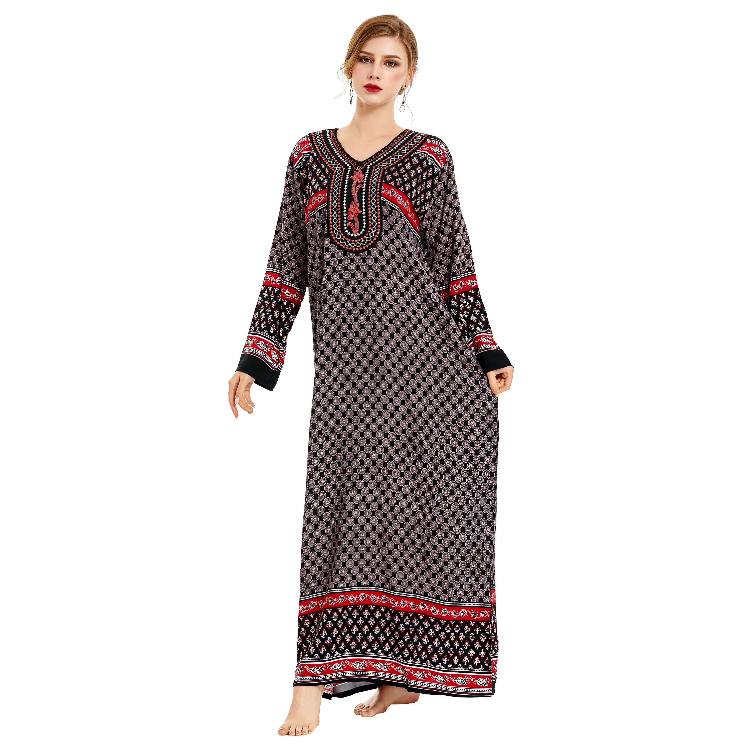 The Egyptian Women Long sleeve dress muslim wear women Islamic Clothing, 1color
The Egyptian Women Long sleeve dress muslim wear women Islamic Clothing, 1color