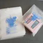 Hot sale matte frosted PVC EVA slider zipper bag For Clothes Shirt Swimwear Packaging