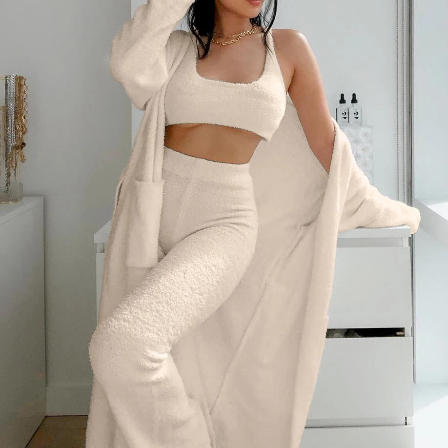 winter clothing plush nightgown sexy luxury bathrobe women sleep wear women pajama, Black
winter clothing plush nightgown sexy luxury bathrobe women sleep wear women pajama, Black