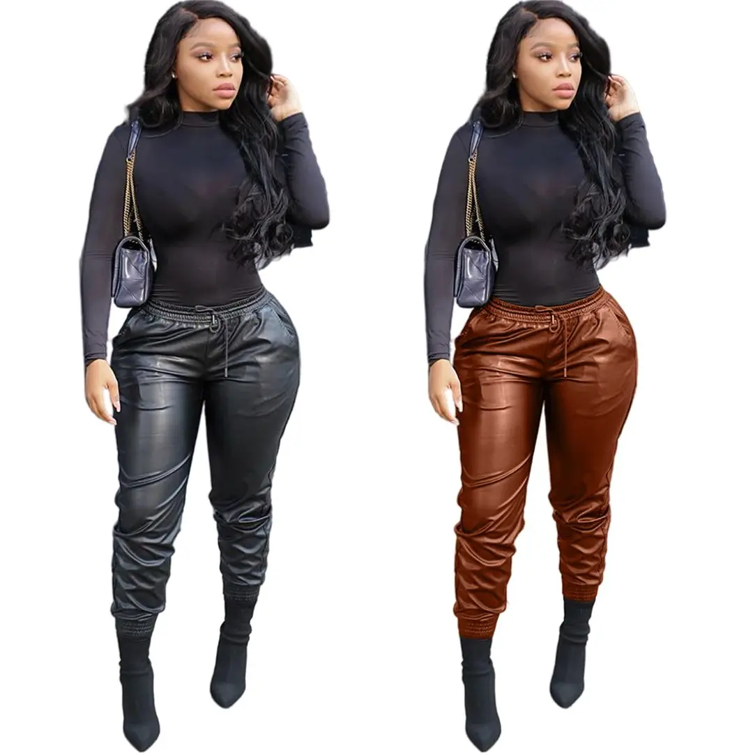 High Waist 2021 Clothing Women Pleated Elastic Bottom Skinny Bodycon Laced Up Pu Leather Pants Women Xxxl
High Waist 2021 Clothing Women Pleated Elastic Bottom Skinny Bodycon Laced Up Pu Leather Pants Women Xxxl
