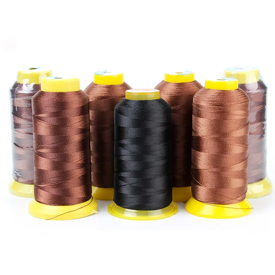 Factory Wholesale Price 210D/3 Hair Extension Threas Sewing Thread For Making Wigs, Black/light brown/dark brown
Factory Wholesale Price 210D/3 Hair Extension Threas Sewing Thread For Making Wigs, Black/light brown/dark brown