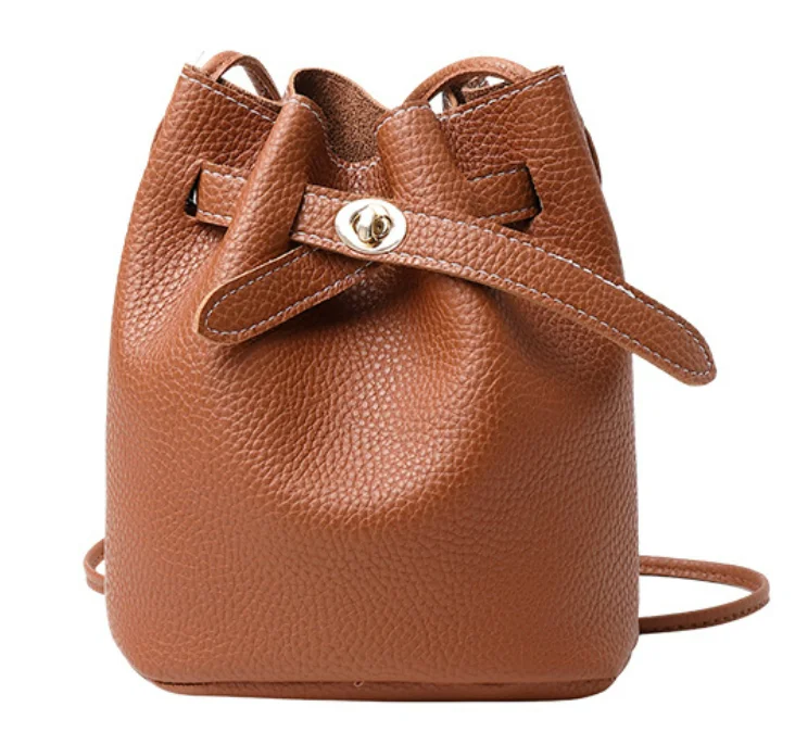 Korean style women's bucket bags with lychee pattern Fashion mini Shoulder Bag
Korean style women's bucket bags with lychee pattern Fashion mini Shoulder Bag