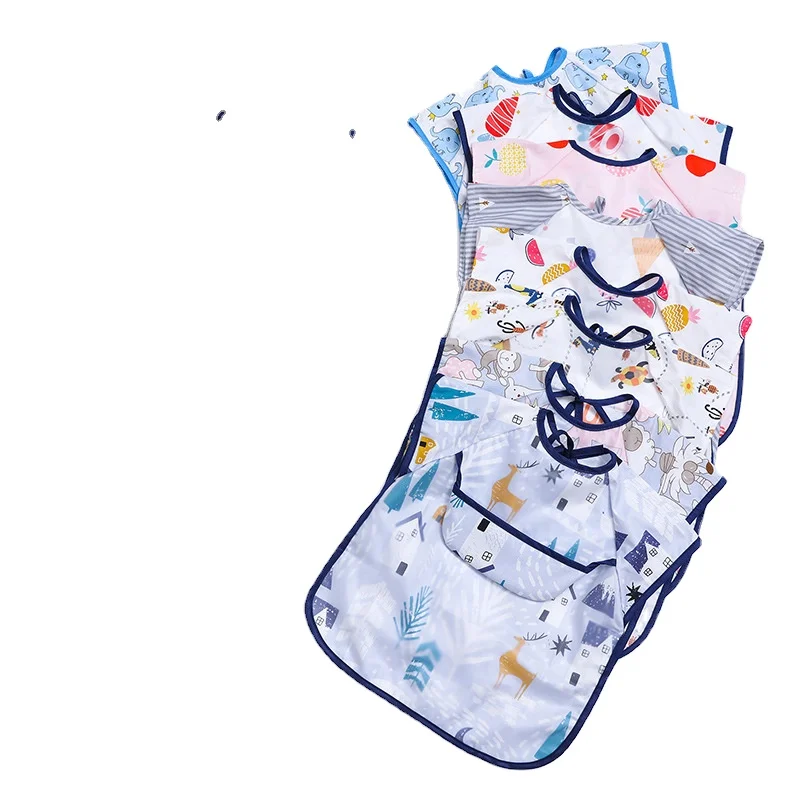 Children's smock sleeveless painting waterproof apron eating pure cotton anti dirty breathable front pocket
Children's smock sleeveless painting waterproof apron eating pure cotton anti dirty breathable front pocket