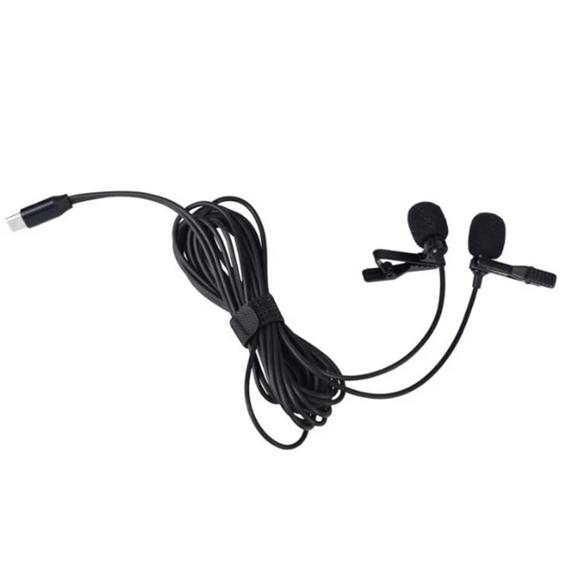 Panvotech Capacitor omnidirectional multi-purpose USB dual-head lavalier microphone for smartphone interview meetings
Panvotech Capacitor omnidirectional multi-purpose USB dual-head lavalier microphone for smartphone interview meetings