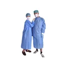 Sterile Disposable Reinforced Surgical Gown With Long Sleeves And Knitted Cuff