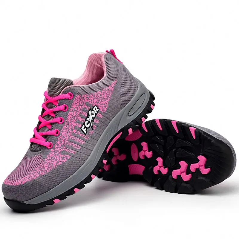 Steel Toe Safety Shoes Women Lightweight Breathable Anti-Smashing Non-Slip Reflective Protective Work laday, Pink
Steel Toe Safety Shoes Women Lightweight Breathable Anti-Smashing Non-Slip Reflective Protective Work laday, Pink