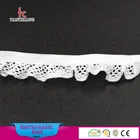 factory selling 18mm mesh design elastic lace trim webbing lace for garments TC07
