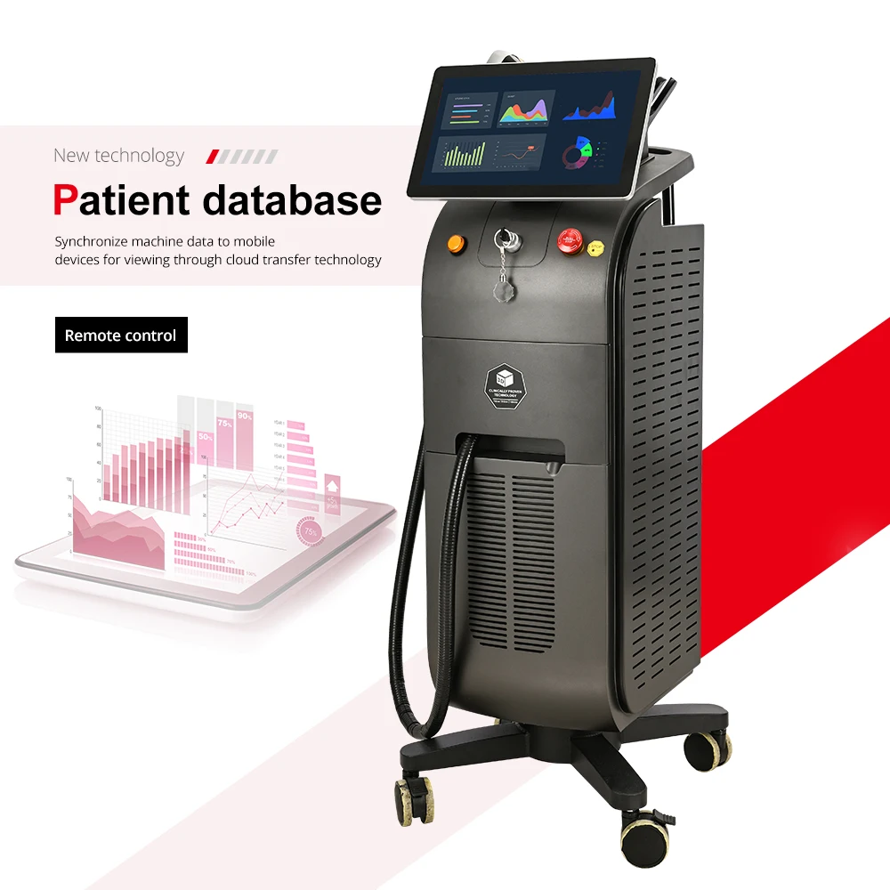 DFLASER 2023 beauty equipment Diode Ice Titanium platinum Dual Connectors Diode Laser 755+808+1064 hair removal machine
DFLASER 2023 beauty equipment Diode Ice Titanium platinum Dual Connectors Diode Laser 755+808+1064 hair removal machine