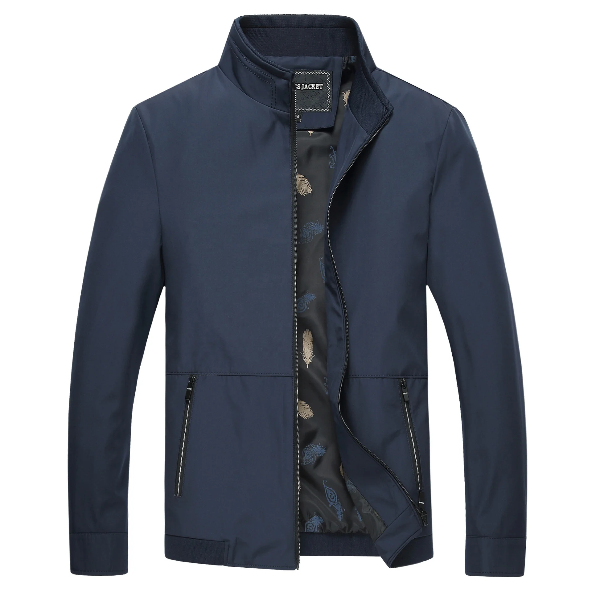 Business Men's Casual Stane Collar Jacket Men's Slim Casual Jacket Factory Custom Men's Clothing, Pictures
Business Men's Casual Stane Collar Jacket Men's Slim Casual Jacket Factory Custom Men's Clothing, Pictures