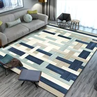 Guaranteed Quality Simple Bedside waterproof Rug for Bedroom Crystal Velvet Plush Printed Sofa Carpet