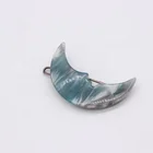 New design hair clips for women no slip lovely acetate moon hair pin for kids
