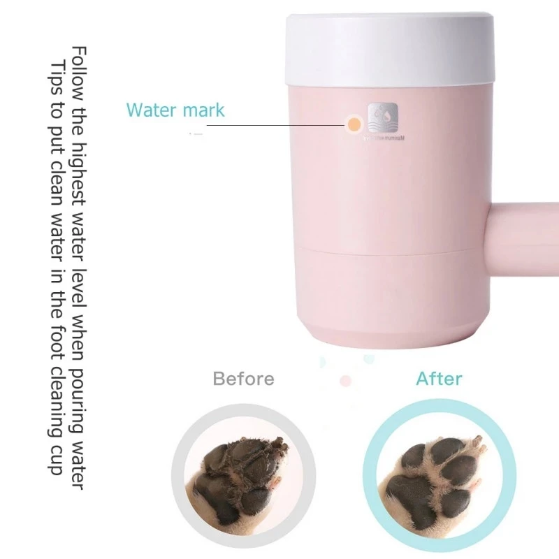 Pet Cats And Dogs Automatic Cleaning Foot Washing Artifact manual press Foot Cleaning Cup, White
Pet Cats And Dogs Automatic Cleaning Foot Washing Artifact manual press Foot Cleaning Cup, White