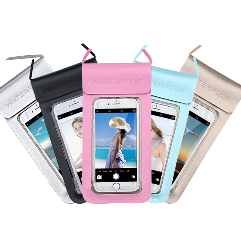 Universal Waterproof Phone Pouch Dry Bag for Beach Kayaking Travel Bath mobile phone waterproof phone bag, Customized colors
Universal Waterproof Phone Pouch Dry Bag for Beach Kayaking Travel Bath mobile phone waterproof phone bag, Customized colors