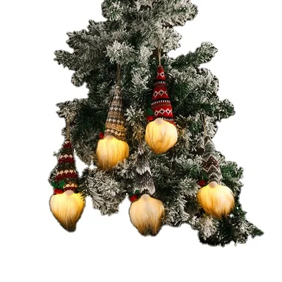 Christmas Decorations Christmas Tree Pendant Knitted Luminous Faceless Doll Figure Small Lovely Pendant
Christmas Decorations Christmas Tree Pendant Knitted Luminous Faceless Doll Figure Small Lovely Pendant