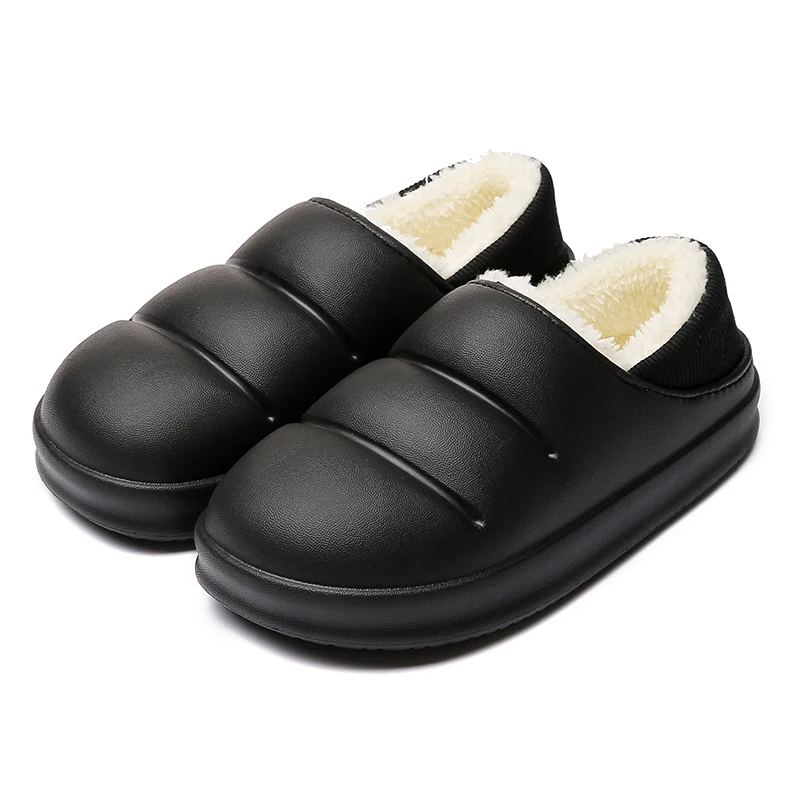 2021 new design fashion high quality non-slip EVA men's plush slippers bedroom couple cotton slippers, Black
2021 new design fashion high quality non-slip EVA men's plush slippers bedroom couple cotton slippers, Black