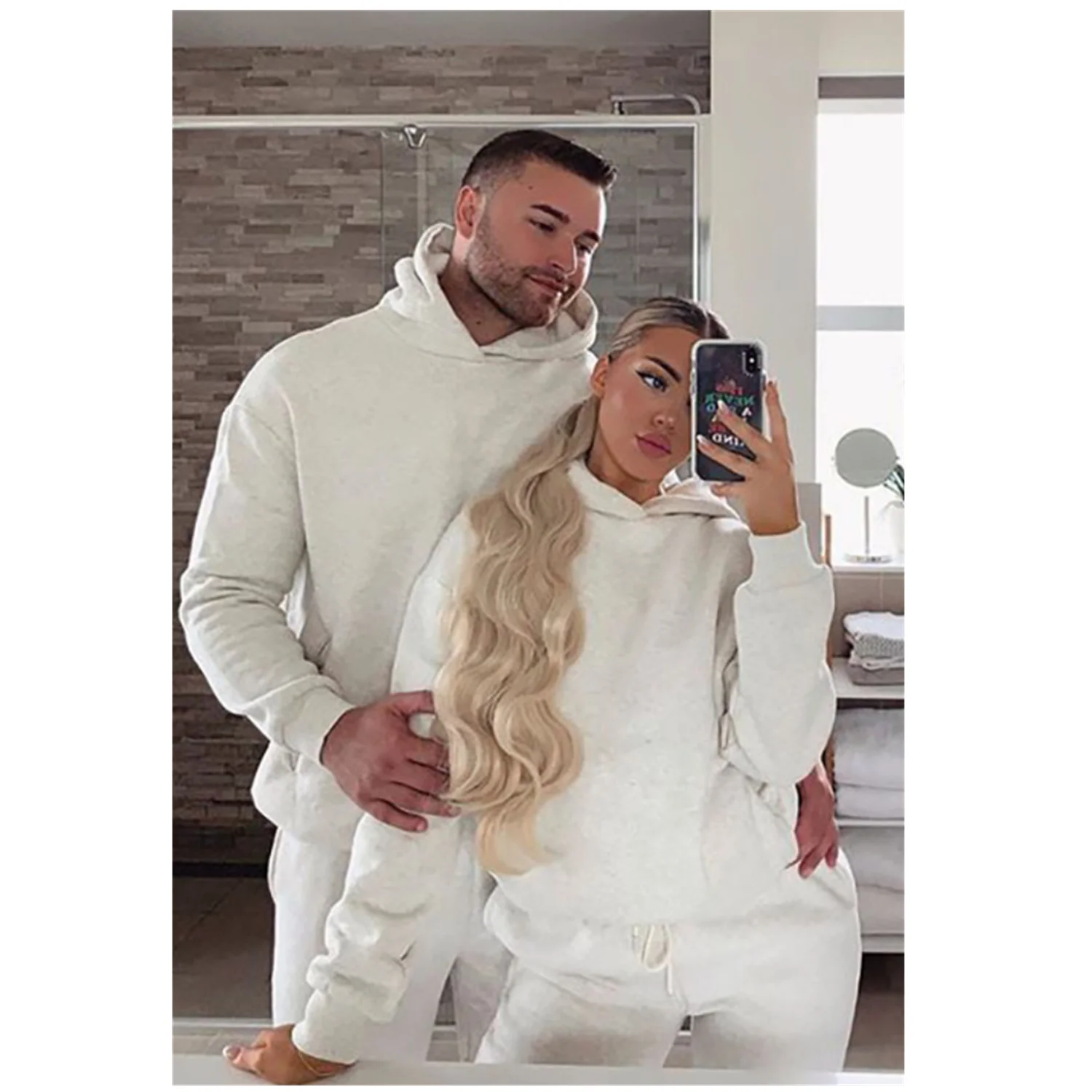 Wholesale Tag Blank Hoodie Two Piece Pant Set Matching Sweatpants Pocket Winter Warm Plush Custom Logo Unisex Women Men Hoodie, Customized colors
Wholesale Tag Blank Hoodie Two Piece Pant Set Matching Sweatpants Pocket Winter Warm Plush Custom Logo Unisex Women Men Hoodie, Customized colors