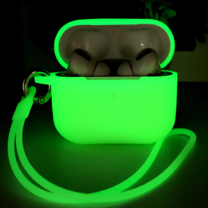 Wholesale custom luxury Luminous glitter silicone case airpods for airpods pro max, 7 colors
Wholesale custom luxury Luminous glitter silicone case airpods for airpods pro max, 7 colors