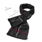 Moq Scarf 20pcs Men's Viscose Scarf In Stock Low MOQ Winter Plaid Scarf 100% Viscose Men Scarves