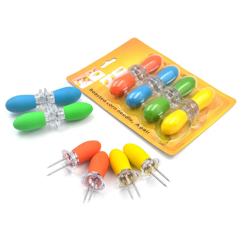 Factory Direct 8 Pack Corn on The Cob Holders,Sweetcorn Double Fork Corn Skewers BBQ Stainless Steel Corn Holders Set, Yellow, blue, green, orange
Factory Direct 8 Pack Corn on The Cob Holders,Sweetcorn Double Fork Corn Skewers BBQ Stainless Steel Corn Holders Set, Yellow, blue, green, orange