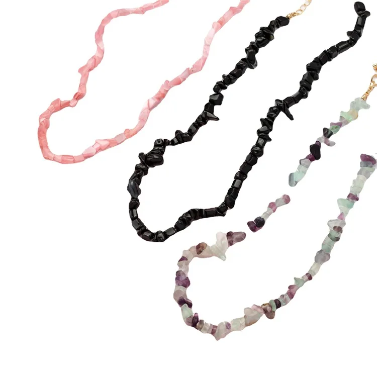 Natural Crystal Stone Necklaces Irregular Gemstone Choker Men Women Jewelry Accessories Colorful Beaded Necklace, Picture
Natural Crystal Stone Necklaces Irregular Gemstone Choker Men Women Jewelry Accessories Colorful Beaded Necklace, Picture