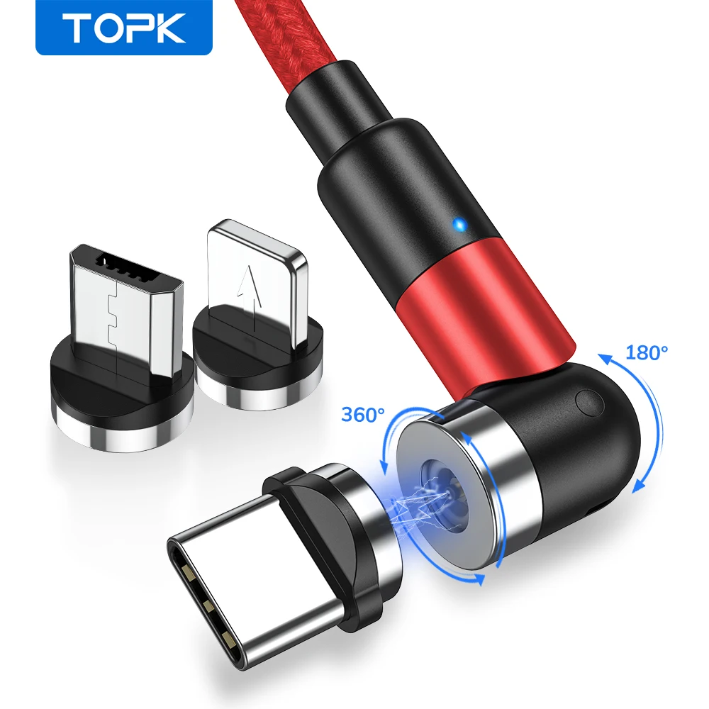 Free Shipping TOPK AM59 1M LED 540 Magnet Usb Micro Type C 3 in 1 Magnetic Usb Charging Cable, Black/red
Free Shipping TOPK AM59 1M LED 540 Magnet Usb Micro Type C 3 in 1 Magnetic Usb Charging Cable, Black/red