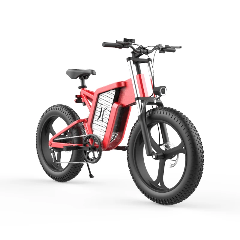 rechargeale battery ebike big power 500W 48v lithium battery electric bicycle for city ebikes, Green